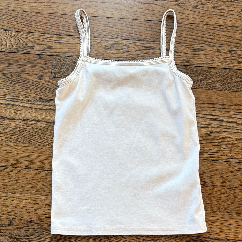 Madewell off white spaghetti Strap Tank Top, xS